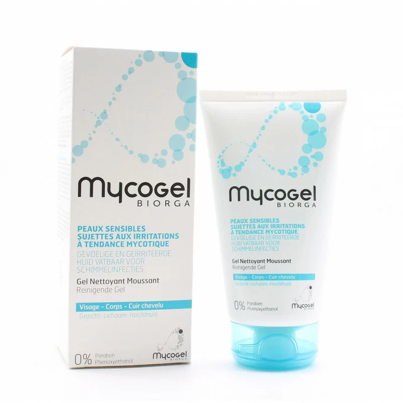 Mycogel Biorga Gel Nettoyant Moussant 150ml - Univers Pharmacie