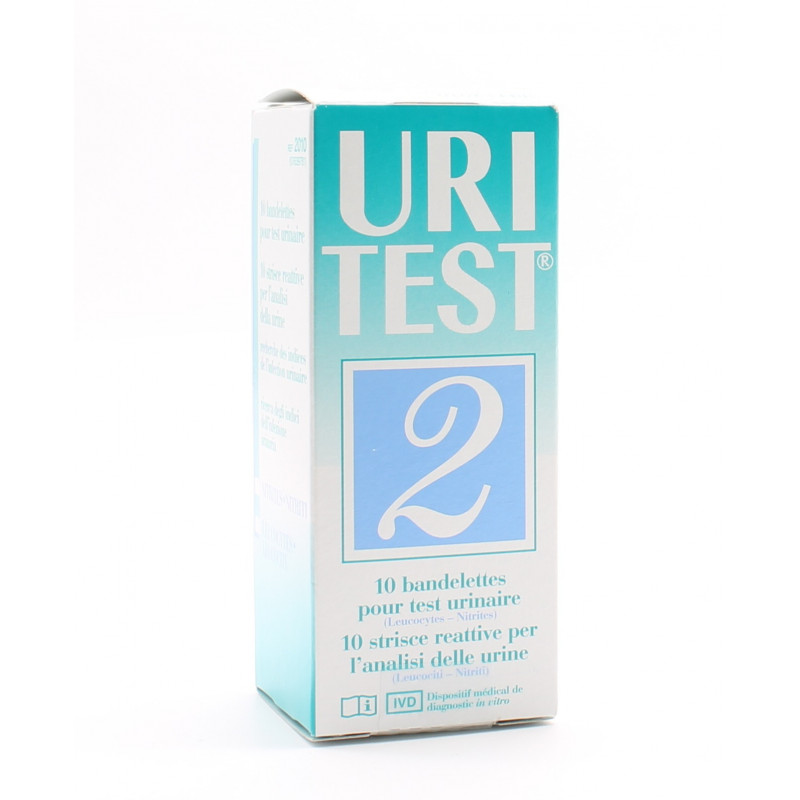 Uritest Bandelettes Test Urinaire X10