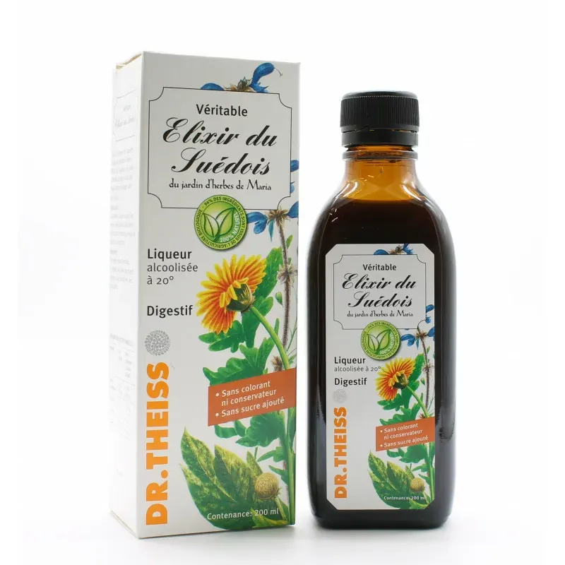 Dr. Theiss Élixir du Suédois 200ml - Univers Pharmacie