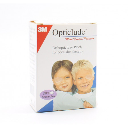 3M Opticlude Pansements Orthoptiques pour Enfants 6cmX5cm X20 - Univers Pharmacie