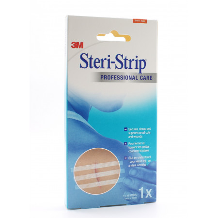 3M Steri-Strip Sutures Adhésives 6mmX10cm X10 - Univers Pharmacie
