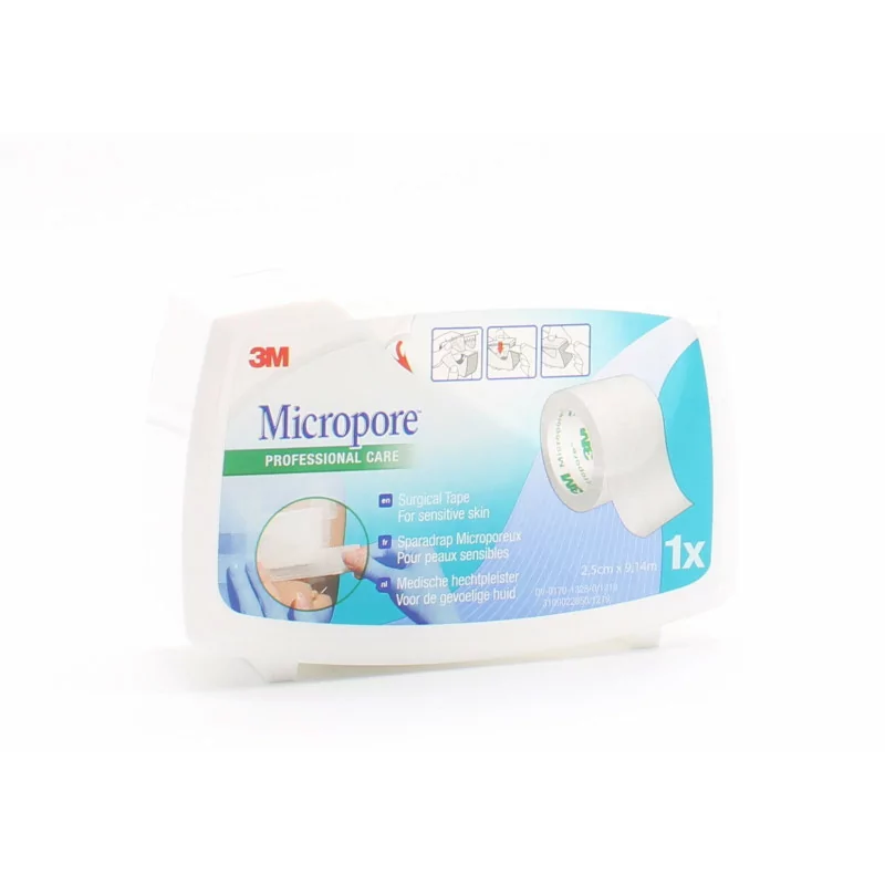 Micropore Sparadrap Blanc 2,5cmX9,14m - Univers Pharmacie