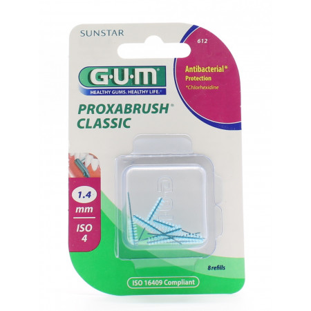 Gum Proxabrush Recharges Brossettes Interdentaires 1.6mm X6 - Univers Pharmacie