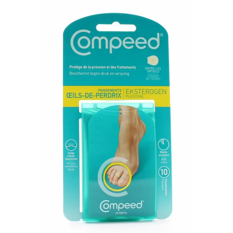 Compeed Pansements Oeil-de-Perdrix X10 - Univers Pharmacie