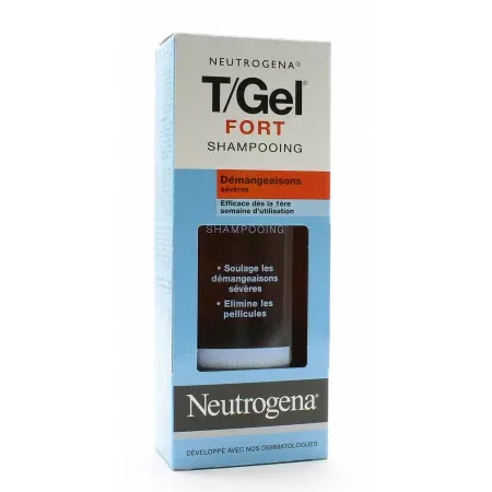 Neutrogena T/Gel Fort Shampooing Démangeaisons Sévères 250ml - Univers Pharmacie