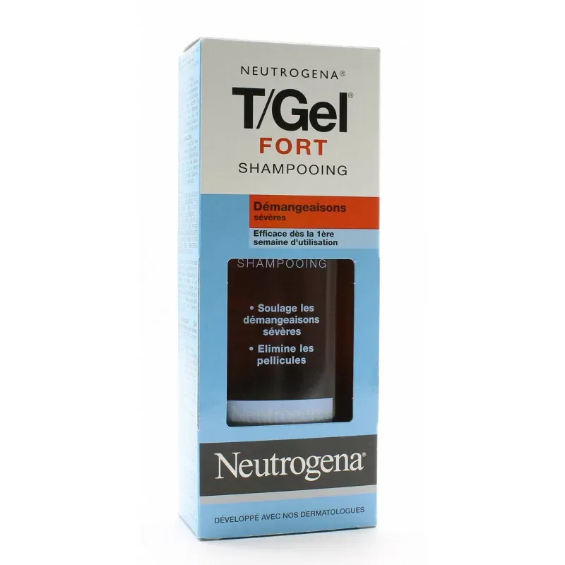 Neutrogena T/Gel Fort Shampooing Démangeaisons Sévères 250ml - Univers Pharmacie
