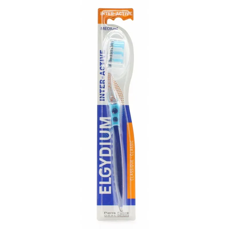 Elgydium Brosse à Dents Inter-Active Médium - Univers Pharmacie