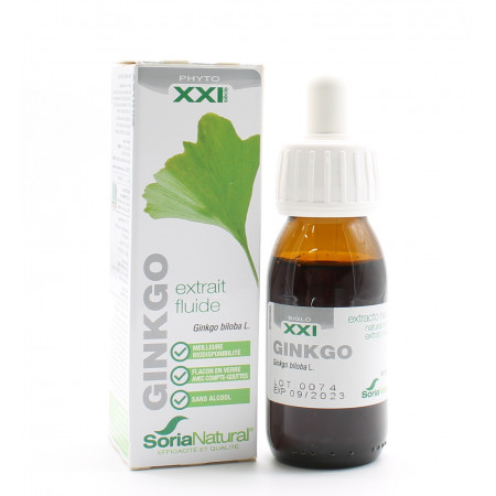 Soria Natural Extrait Fluide de Ginkgo 50ml - Univers Pharmacie