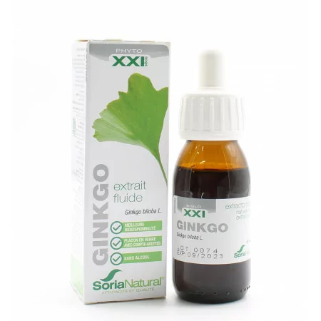 Soria Natural Extrait Fluide de Ginkgo 50ml - Univers Pharmacie