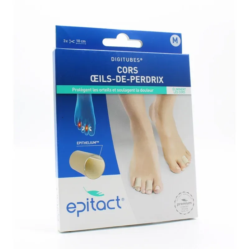 Epitact Digitubes Epithelium Taille M 25MM X3 - Univers Pharmacie