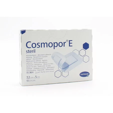 Hartmann Cosmopor E Pansements Stériles 7,2cmX5cm X10 - Univers Pharmacie