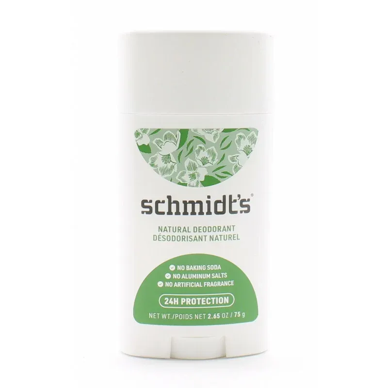 Schmidt's Déodorant Stick Jasmine Tea 75g - Univers Pharmacie