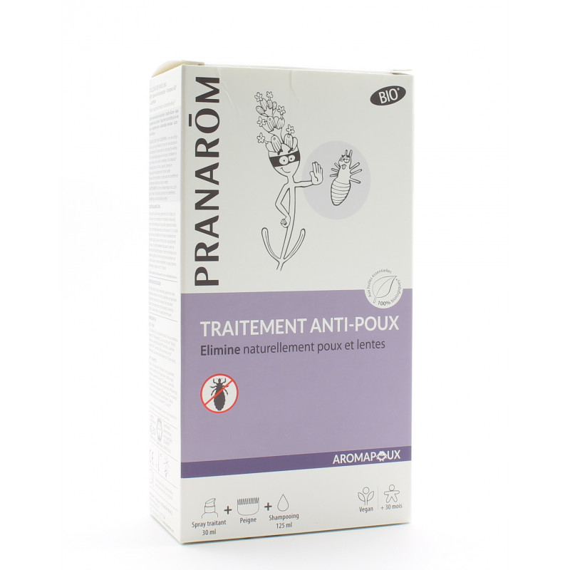 Pranarom Aromapoux Traitement Anti-poux Bio