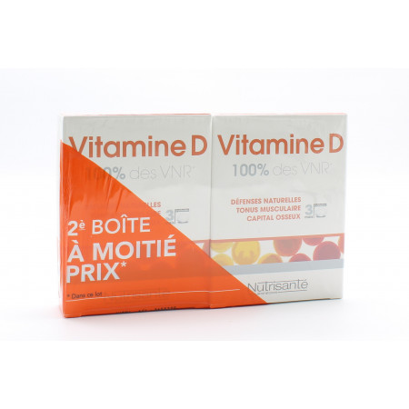 Nutrisanté Vitamine D 2X90 comprimés - Univers Pharmacie