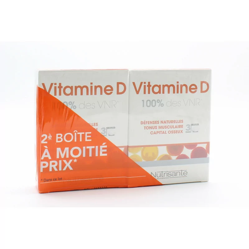 Nutrisanté Vitamine D 2X90 comprimés - Univers Pharmacie