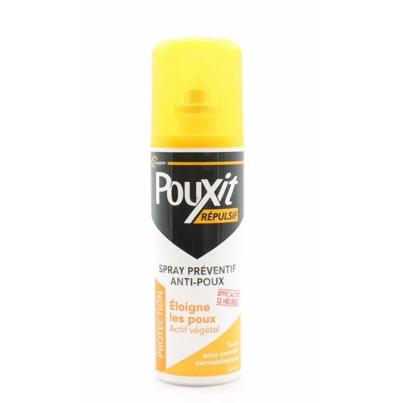 Pouxit Répulsif Spray Préventif Anti-Poux 75ml - Univers Pharmacie