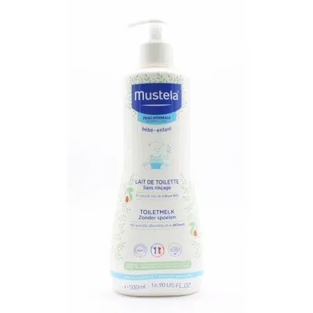 Mustela Lait de Toilette Visage & Siège 500ml