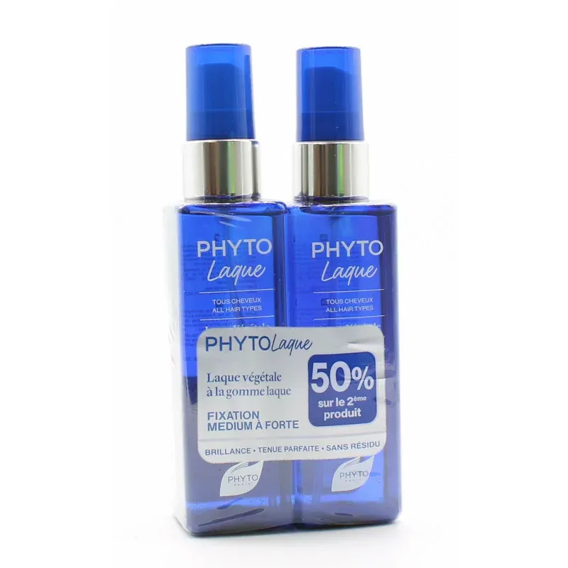 PhytoLaque Laque Végétale Médium à Forte 2X100ml - Univers Pharmacie
