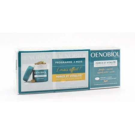 Oenobiol Force et Vitalité Cheveux Ongles 3X60 comprimés - Univers Pharmacie