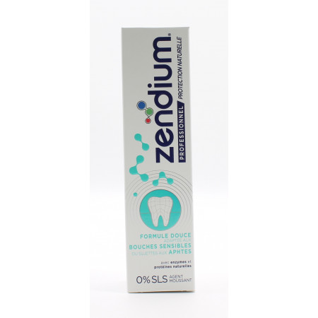 Zendium Professionnel Dentifrice Formule Douce 75ml - Univers Pharmacie