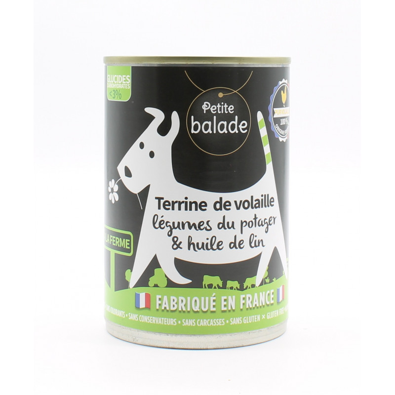 Petite Balade Terrine de Volaille 400g - Univers Pharmacie Petite Balade Terrine de Volaille 400g - Univers Pharmacie