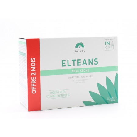 Elteans Peau Sèche 2X60 capsules - Univers Pharmacie