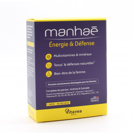 Manhaé Energie&Défense 30 gélules - Univers Pharmacie
