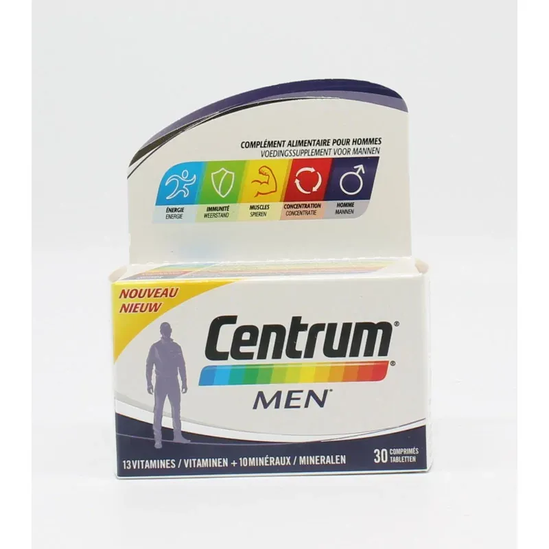 Centrum Men 30 comprimés - Univers Pharmacie