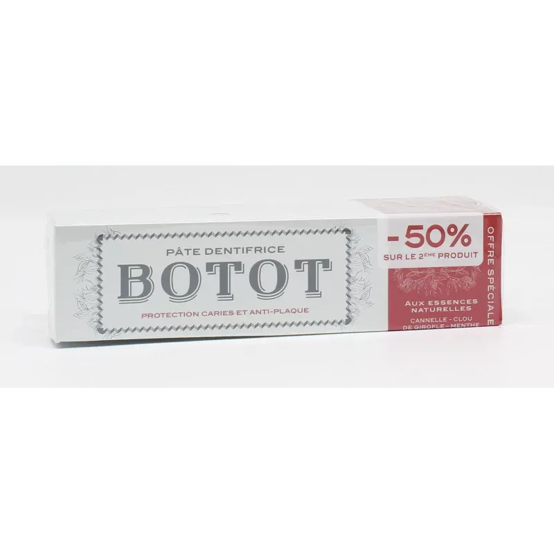Botot Pâte Dentifrice 2X75ml