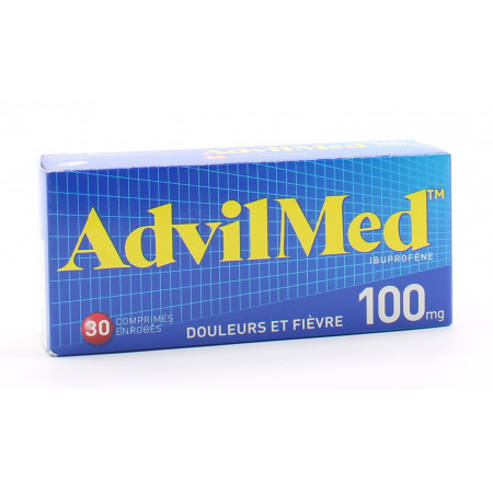 AdvilMed 100mg 30 comprimés - Univers Pharmacie