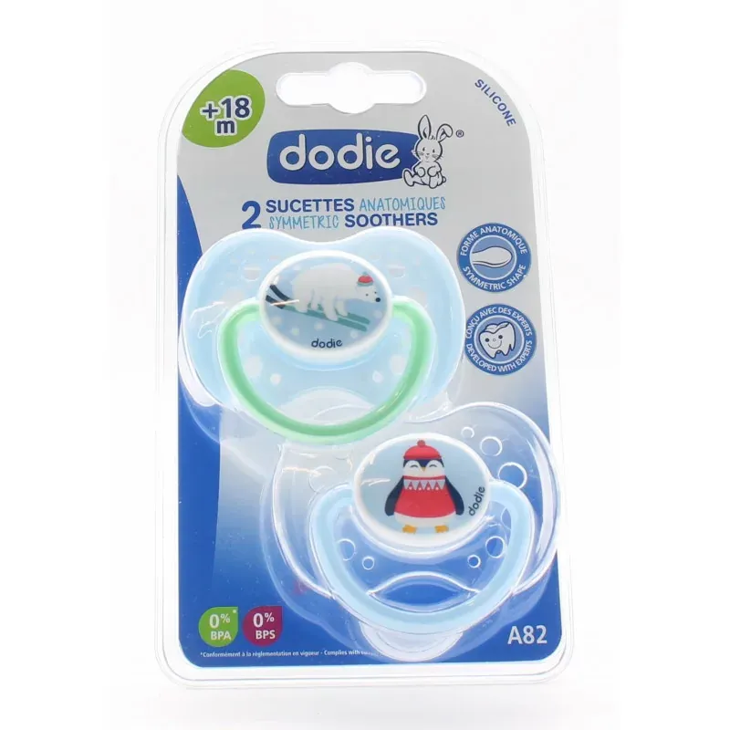 Dodie Sucette Anatomique +18m X2