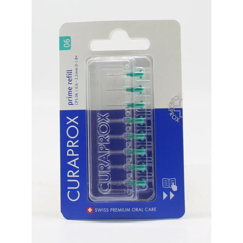 Curaprox Prime Refill 06 X8 - Univers Pharmacie