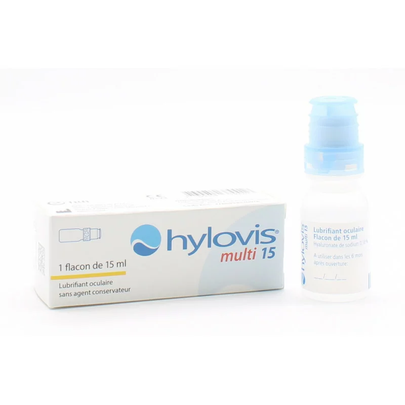 Hylovis Multi Lubrifiant Oculaire 15ml - Univers Pharmacie