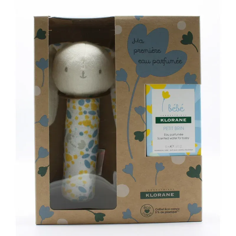 Klorane Coffret Eau Parfumée et Hochet Lapin - Univers Pharmacie