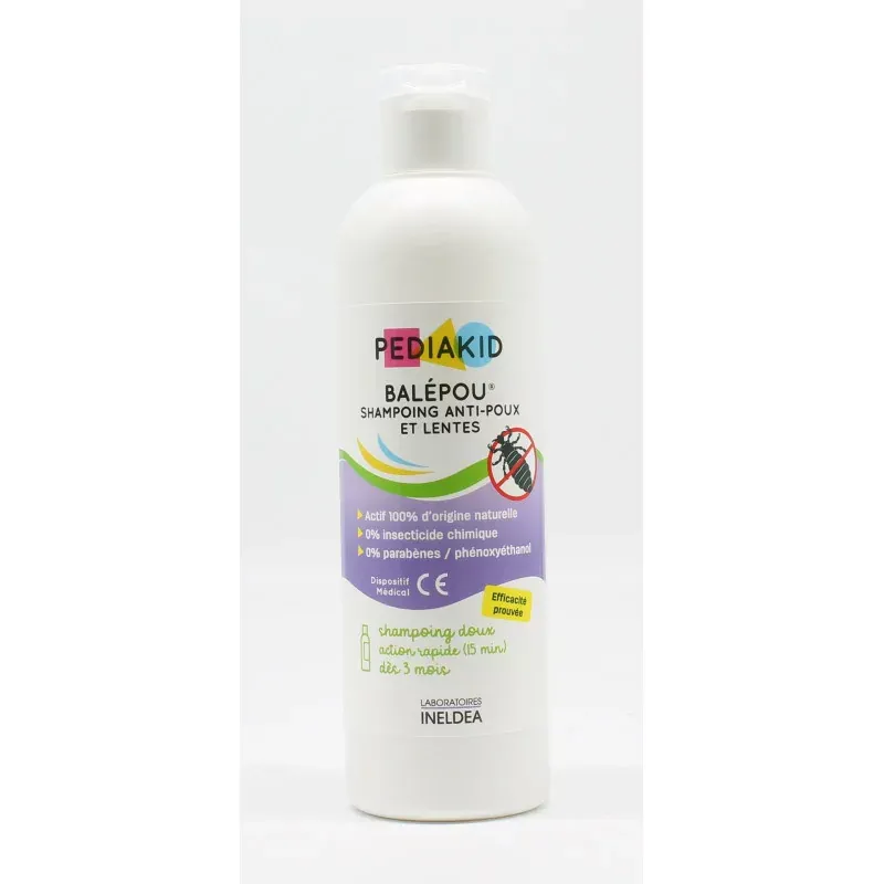 Pediakid Balépou Shampooing Anti-poux et Lentes 200ml - Univers Pharmacie