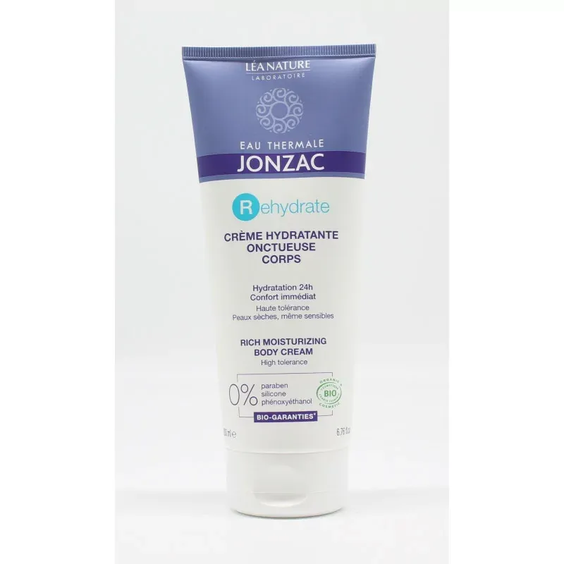 Jonzac Rehydrate Crème Hydratante Onctueuse Bio 200ml - Univers Pharmacie