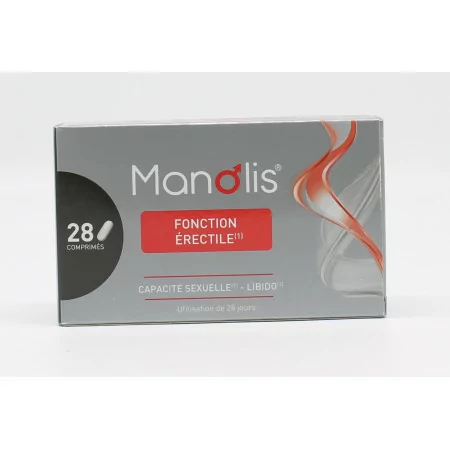 Manolis Fonction Érectile 28 comprimés - Univers Pharmacie