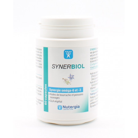 Nutergia SynerBiol 60 capsules - Univers Pharmacie