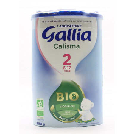 Gallia Calisma 2 Bio 800g - Univers Pharmacie