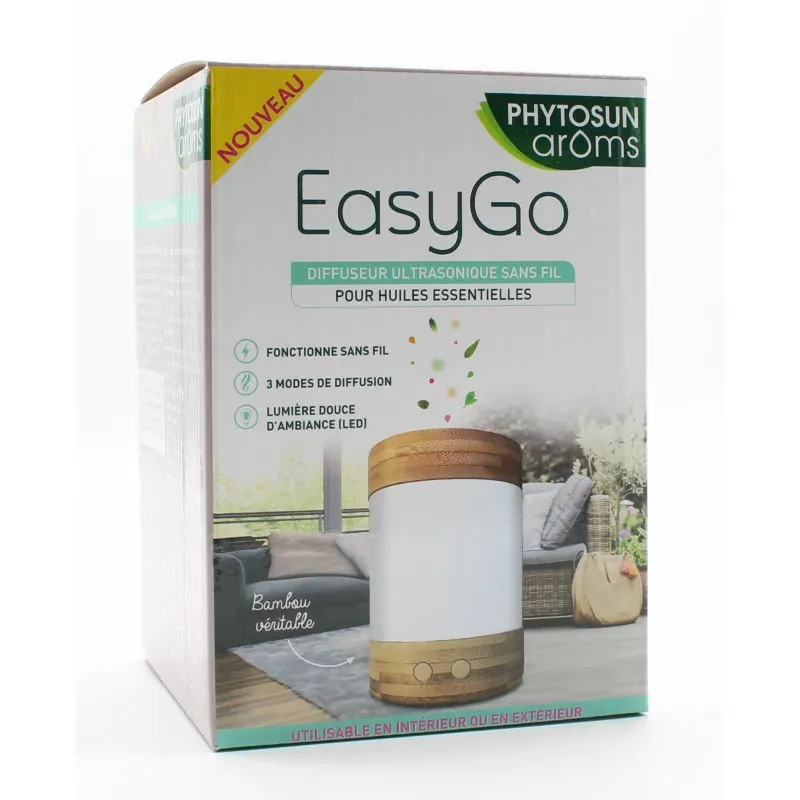 Phytosun Arôms EasyGo Diffuseur Ultrasonique pour Huiles Essentielles - Univers Pharmacie