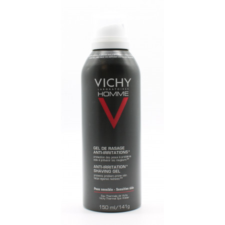 Vichy Homme Gel de Rasage Anti-irritations 150ml - Univers Pharmacie