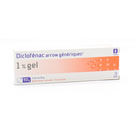 Diclofénac Arrow Génériques 1% Gel 50g - Univers Pharmacie