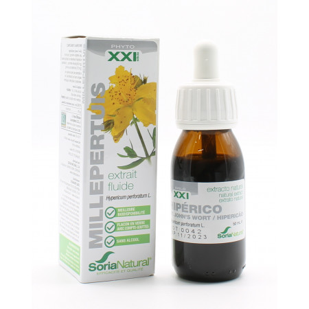 Soria Natural Millepertuis Extrait Fluide 50ml - Univers Pharmacie