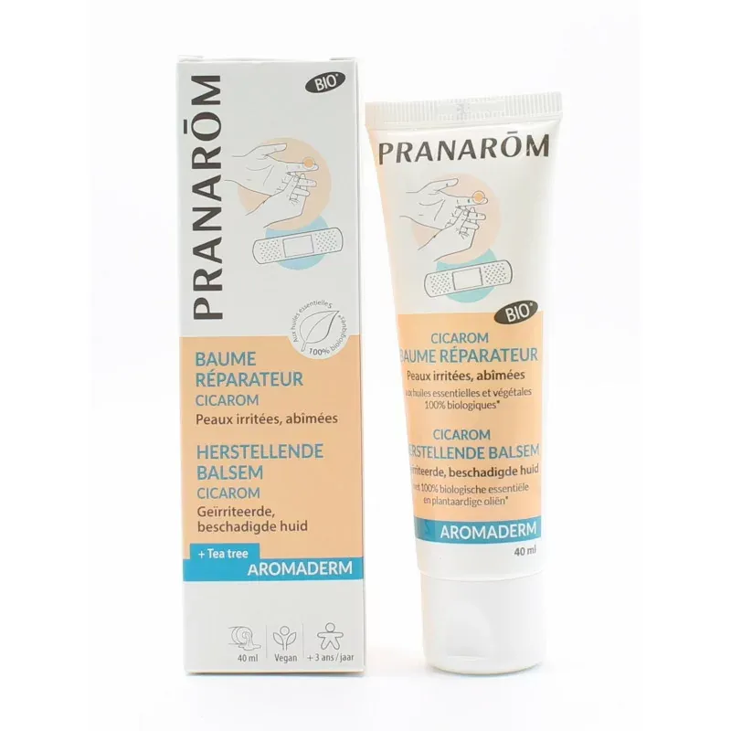 Pranarôm Aromaderm Baume Réparateur Cicarom 40ml - Univers Pharmacie