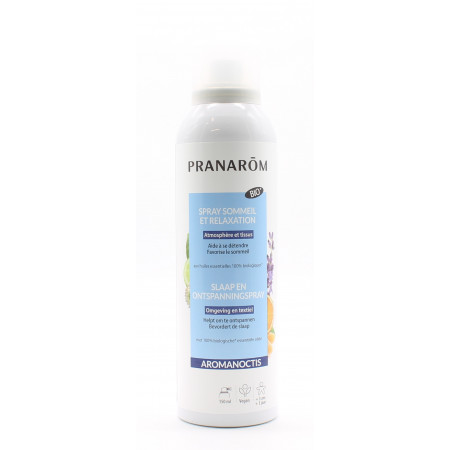 Pranarôm Aromanoctis Bio Spray Sommeil et Relaxation 150ml - Univers Pharmacie