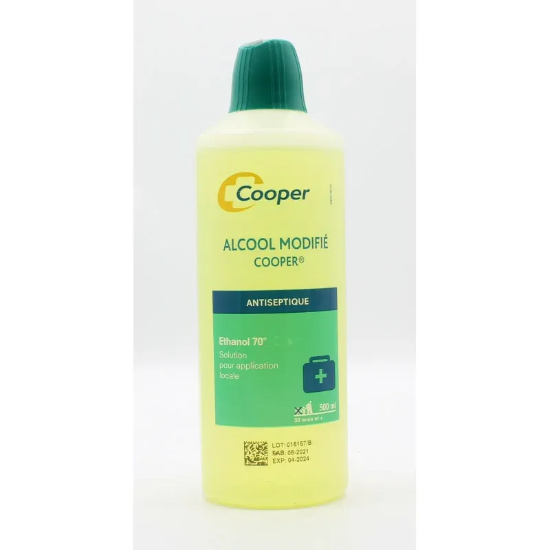 Cooper Alcool Modifié 500ml - Univers Pharmacie