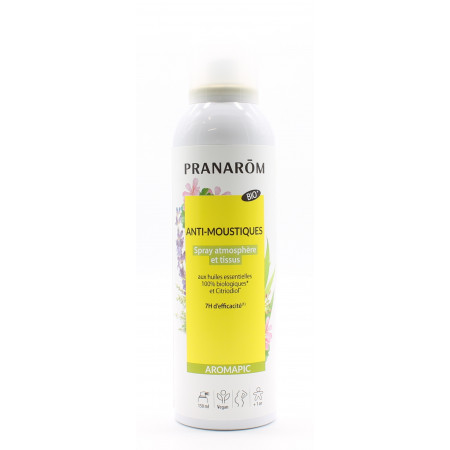 Pranarôm Aromapic Bio Spray Anti-moustiques 150ml - Univers Pharmacie