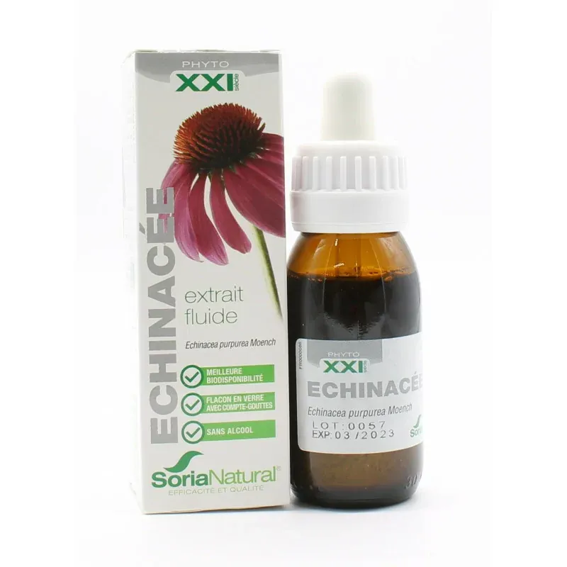 Soria Natural Echinacée Extrait Fluide 50ml - Univers Pharmacie