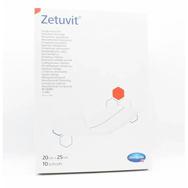 Zetuvit Pansements Absorbants 20X25cm 10 pièces