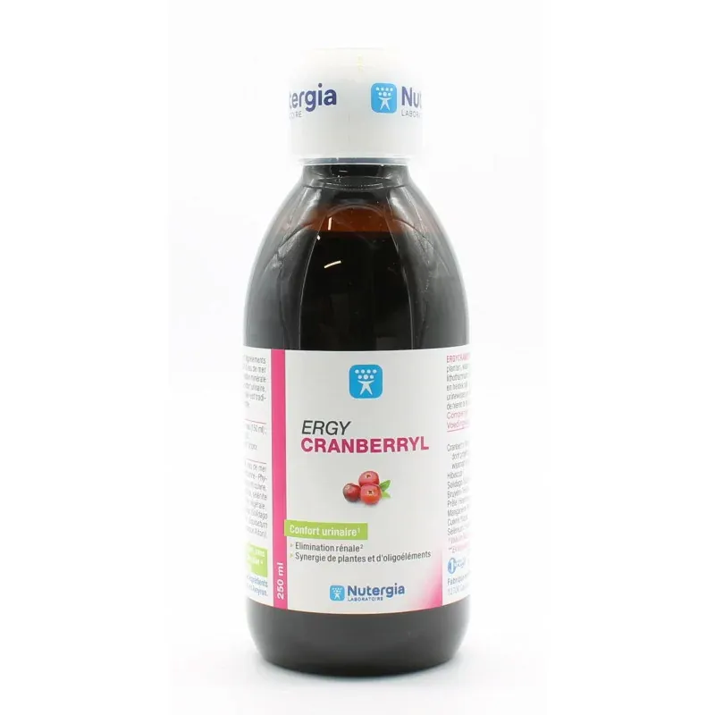 Nutergia Ergy Cranberryl 250ml - Univers Pharmacie